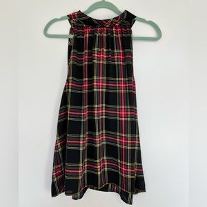 J. Crew Plaid Blouse